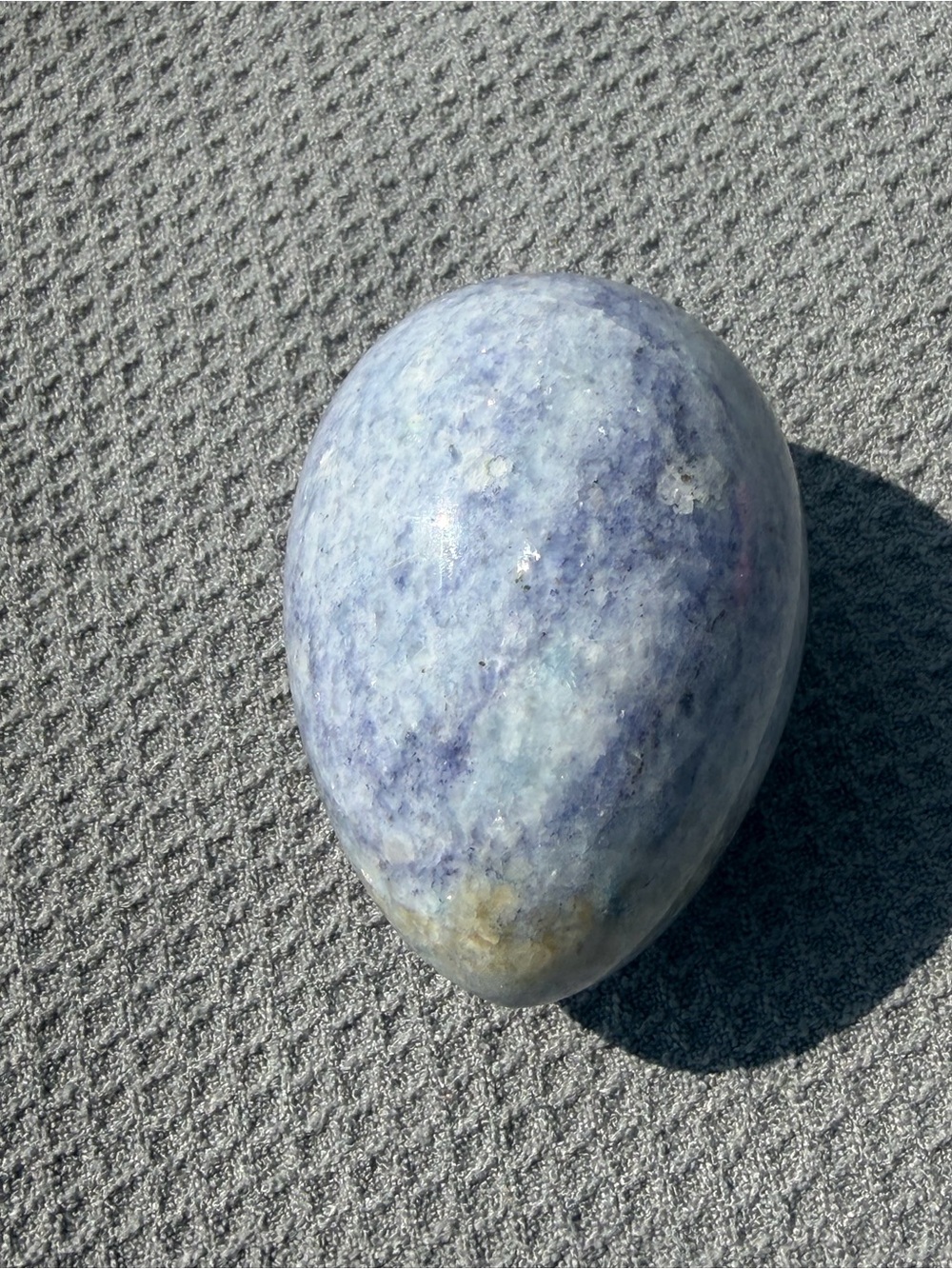 Vintage Purple Stone Egg - Picture 4 of 6